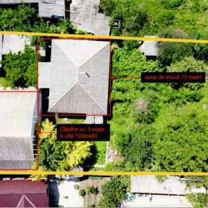 Casă + construcție nefinisată în 3 nivele,300 m2,teren 11 ari,or.Fălești,str.M.Frunze 70